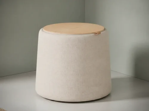 Poef Stinsor Stof Beige