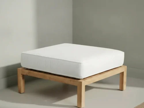 Poef Zarnond Teak Naturel