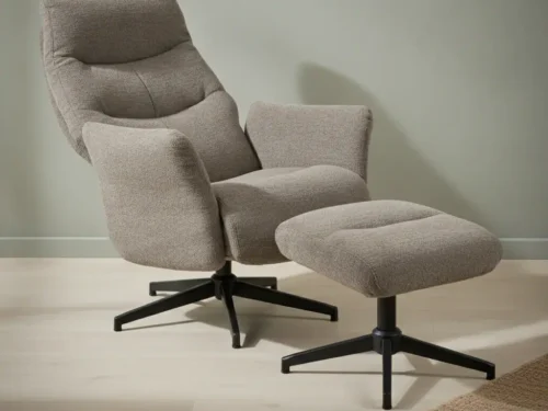 Relaxfauteuil Feilvoro Grijs