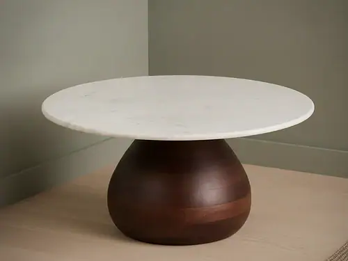 Salontafel Billu Mangohout Ø70 cm
