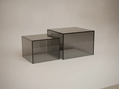 Salontafel Cinsero Glas 50 cm