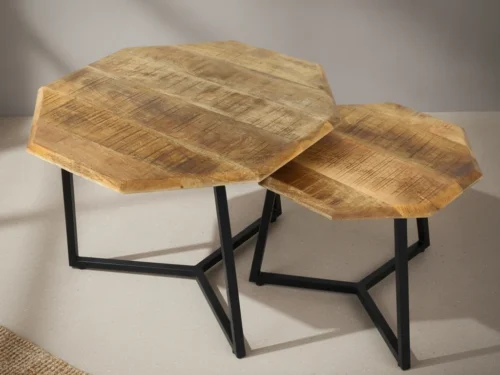 Salontafel Cosenza Metaal - Set van 2