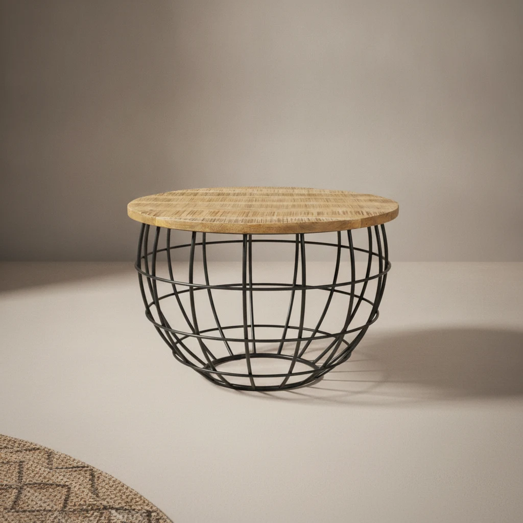 Salontafel Flurdero Metaal 55 cm