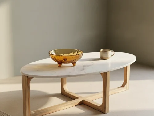 Salontafel Forrine Marmer 60 cm