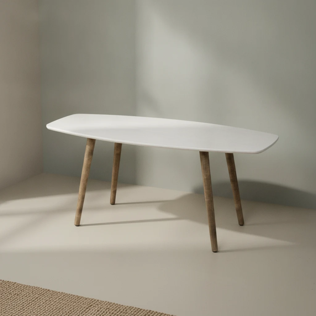 Salontafel Ginsang Wit 70 cm