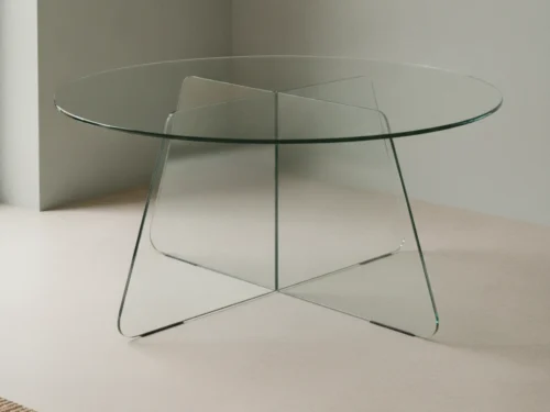 Salontafel Hulta Glas Ø80 cm