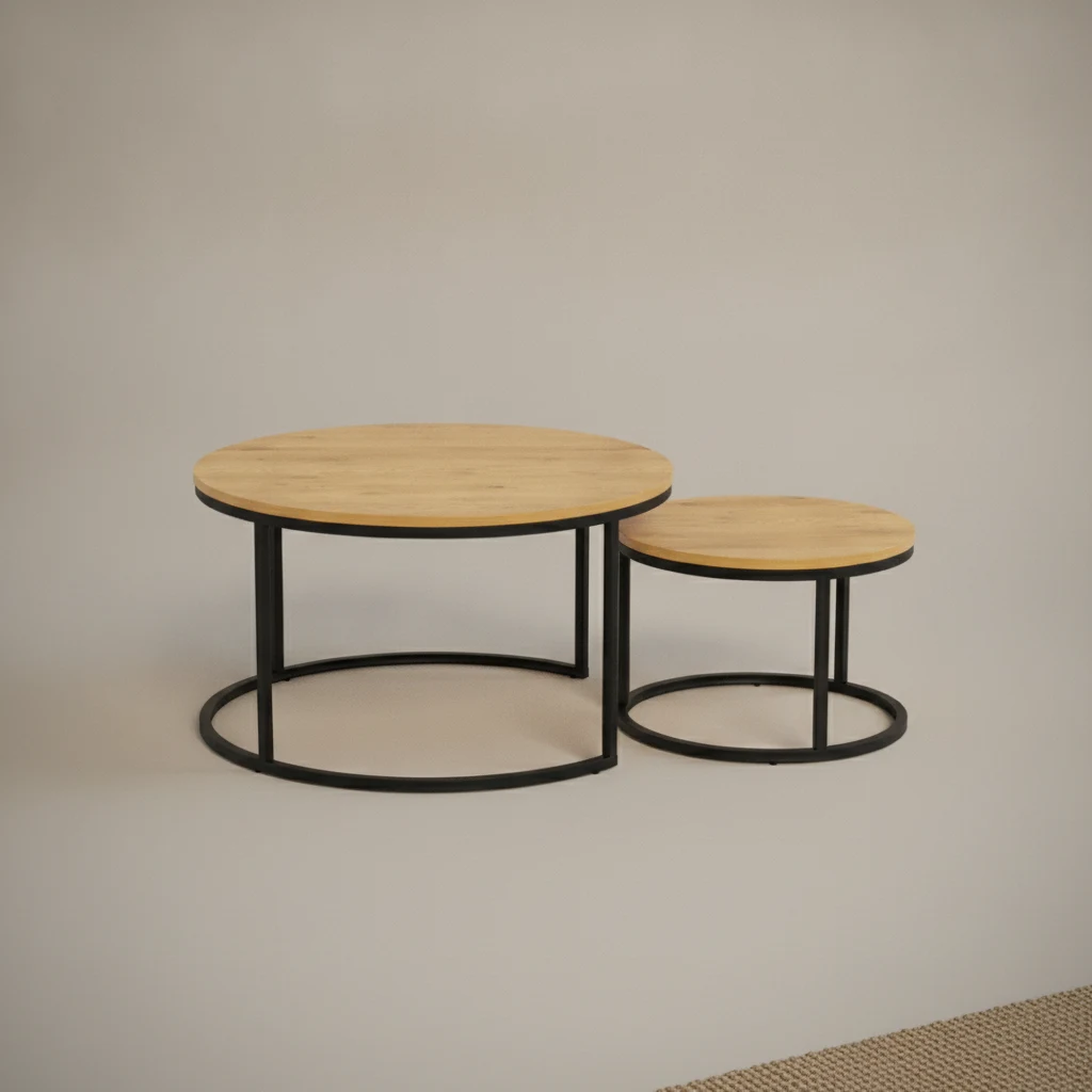 Salontafel Hutik MDF Ø80 cm