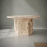 Salontafel Jelti Marmer Ø80 cm