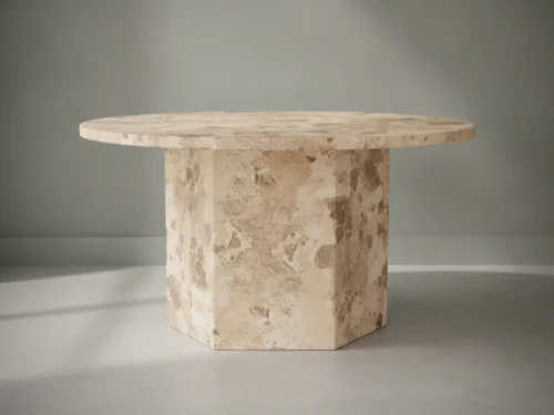 Salontafel Jelti Marmer Ø80 cm