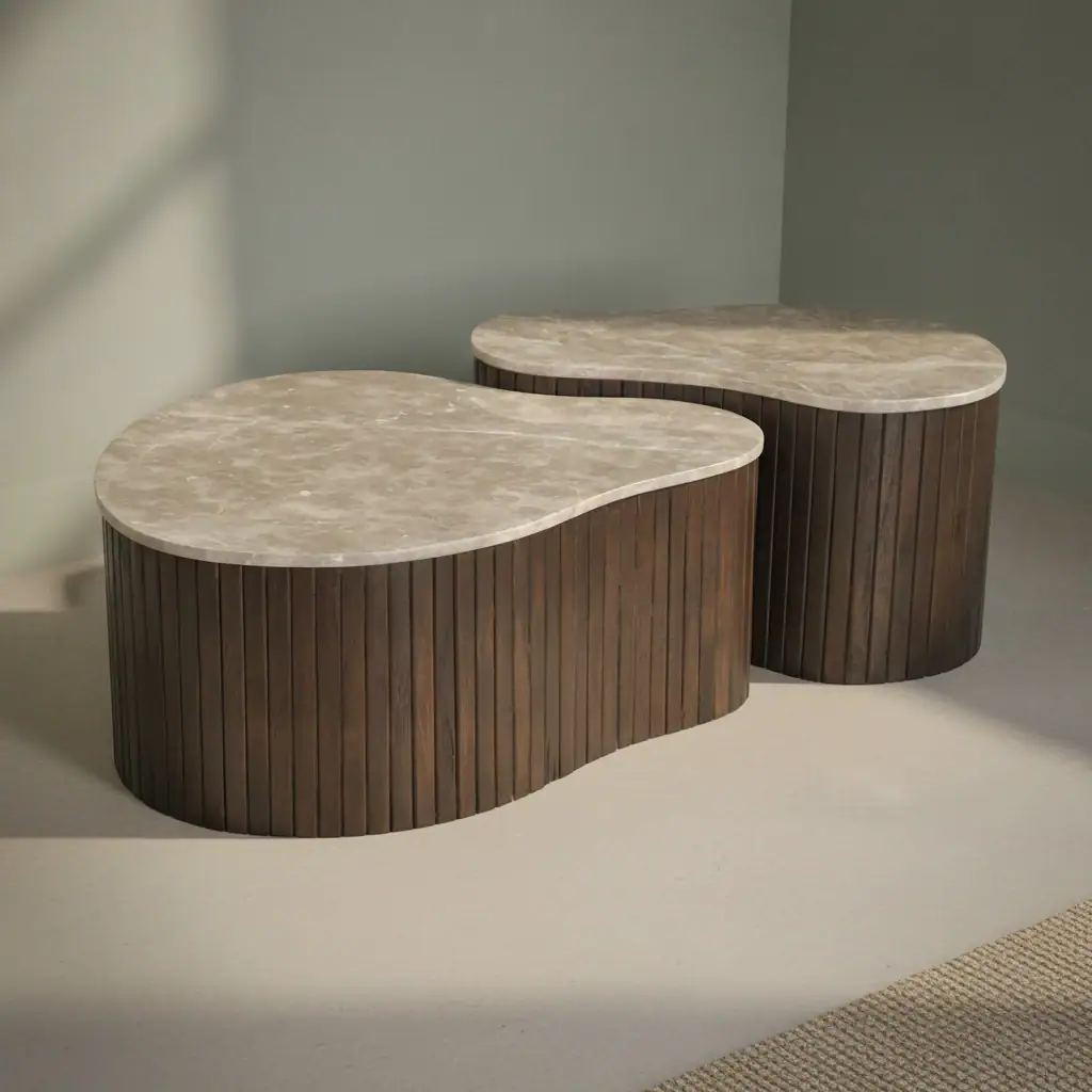Salontafel Keinsas Bruin 84 cm