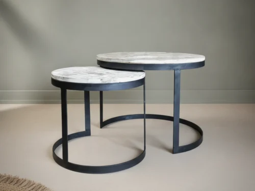Salontafel Klassir Metaal - Set van 2