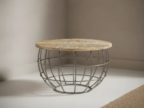Salontafel Lochem Metaal 55 cm