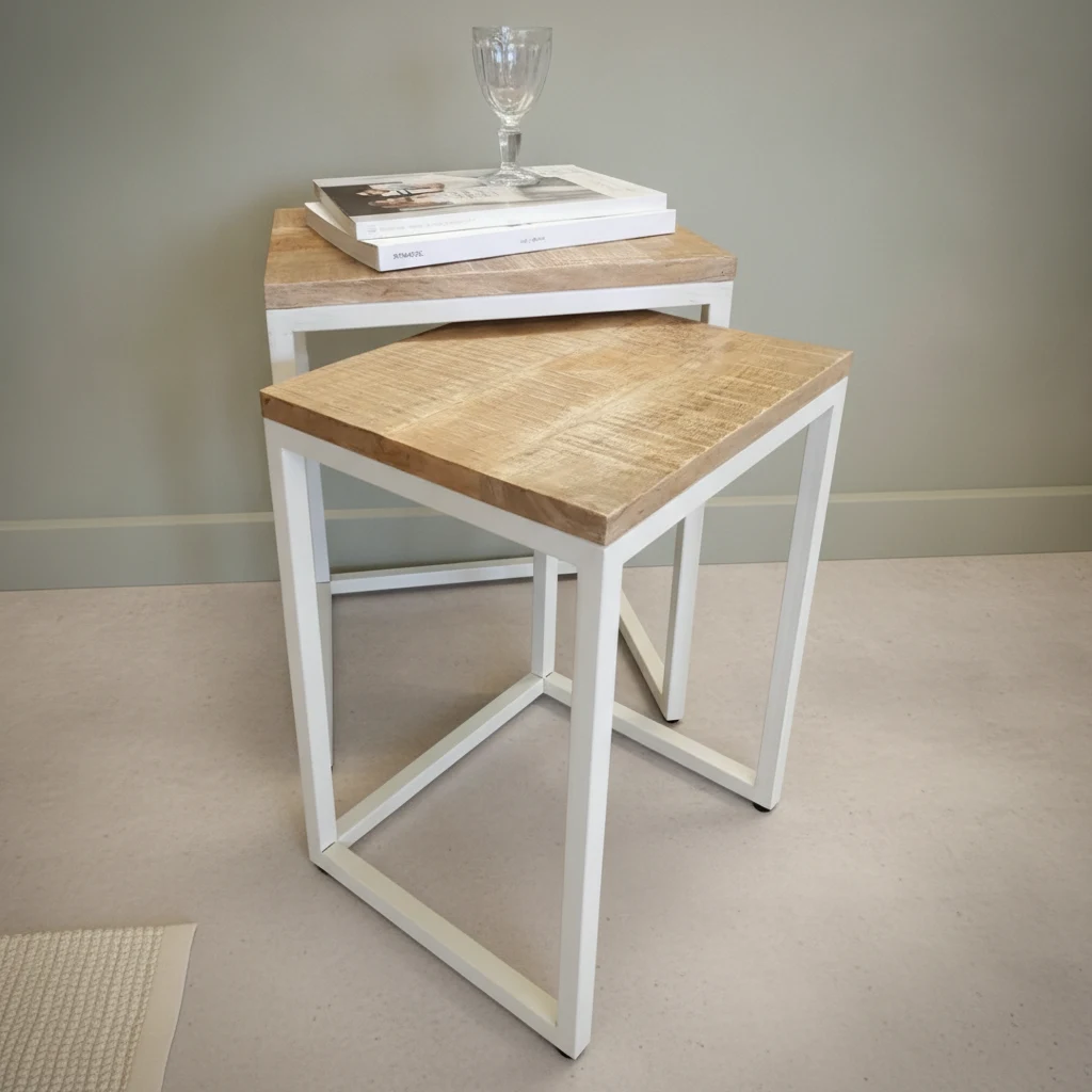 Salontafel Mestio Metaal - Set van 2
