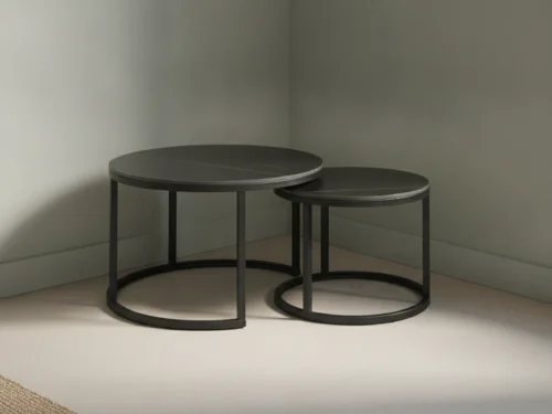Salontafel Naxos Zwart Ø68 cm