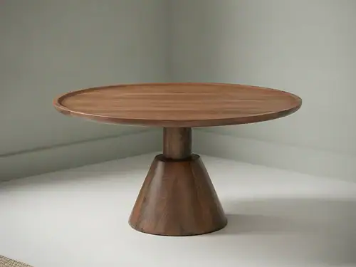 Salontafel Nielor Bruin Ø75 cm