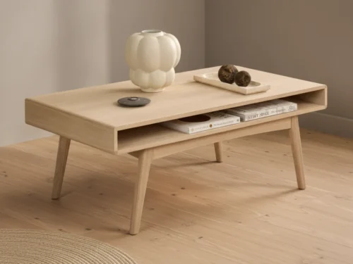 Salontafel Praurea Wit 130 cm