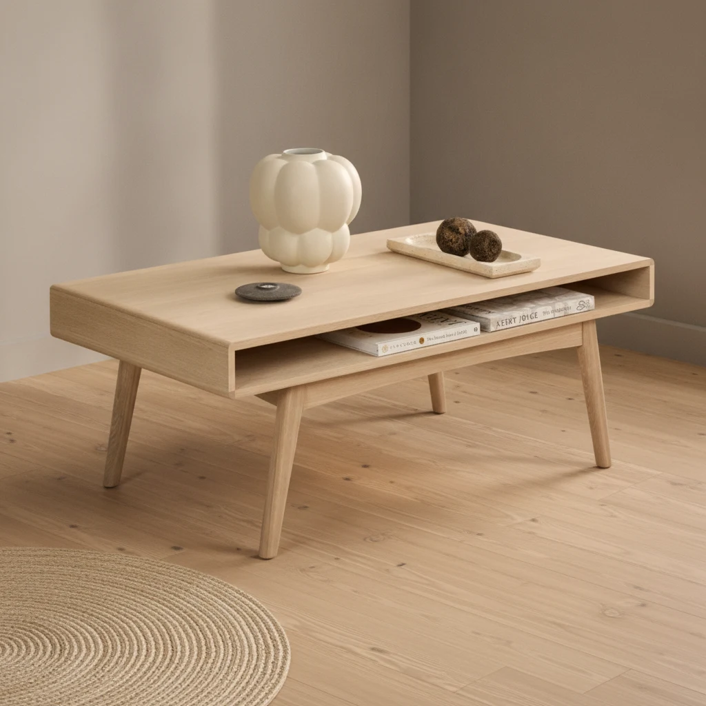 Salontafel Praurea Wit 130 cm