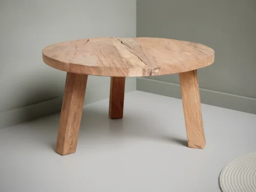 Salontafel Pruller Hout Ø70 cm