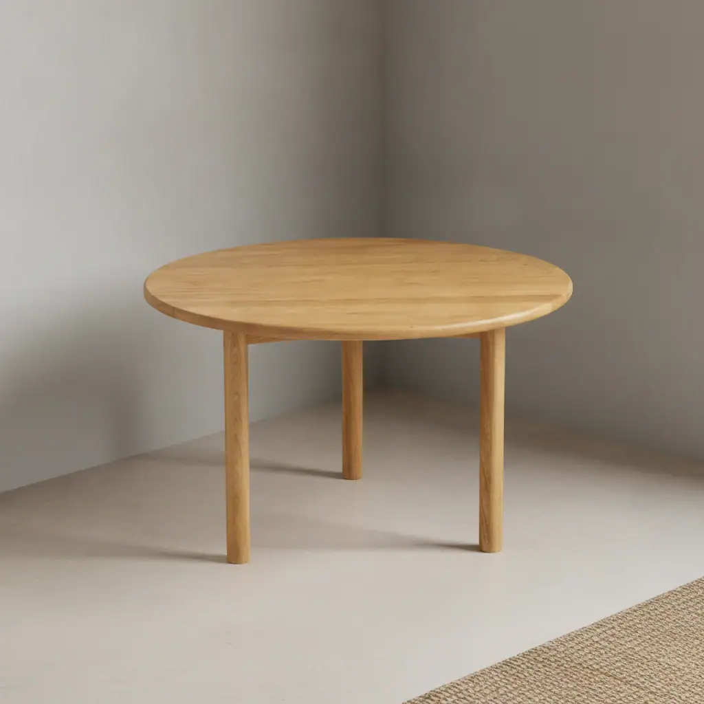 Salontafel Pukal Eiken Ø70 cm