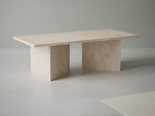 Salontafel Saundena Beige 125 cm