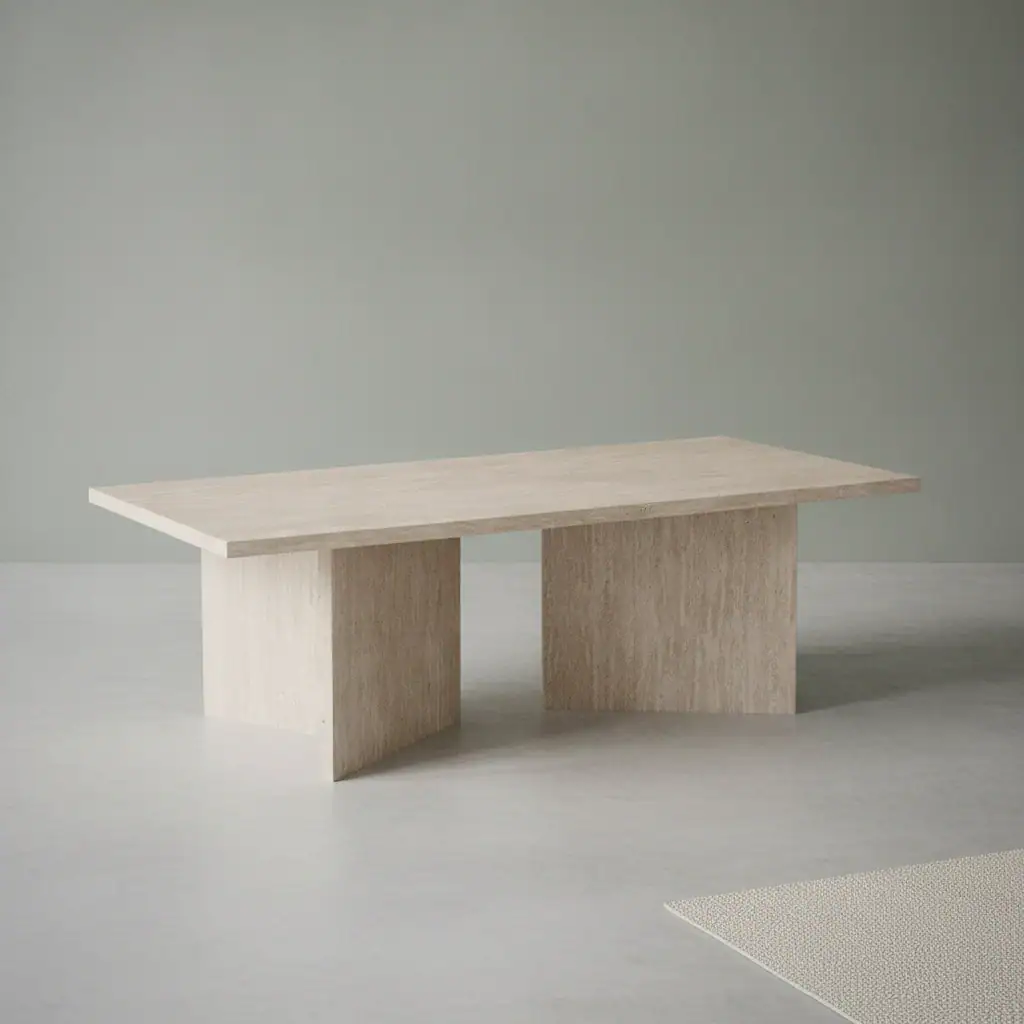 Salontafel Saundena Beige 125 cm