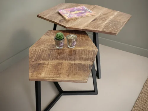 Salontafel Seibura Metaal - Set van 2