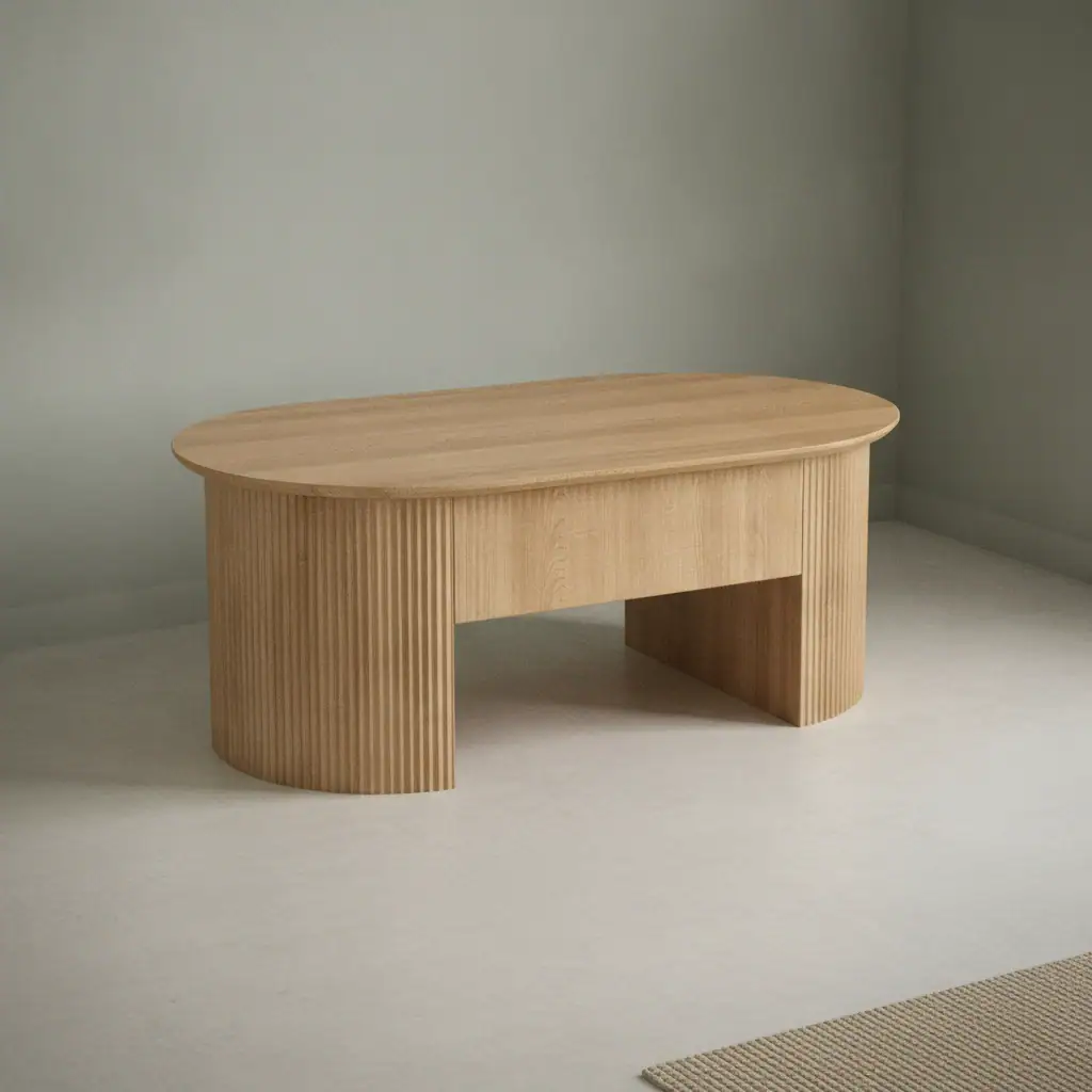 Salontafel Sloonane Naturel 120 cm
