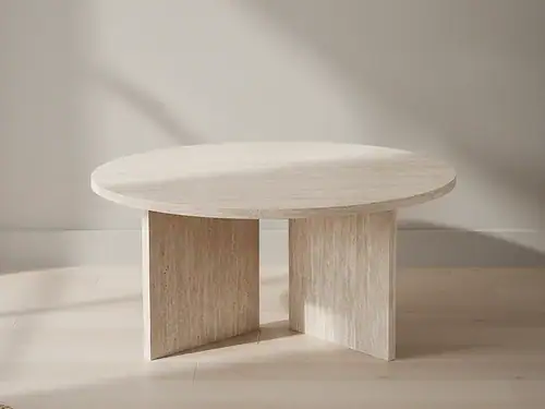 Salontafel Stoontund Travertin 90 cm