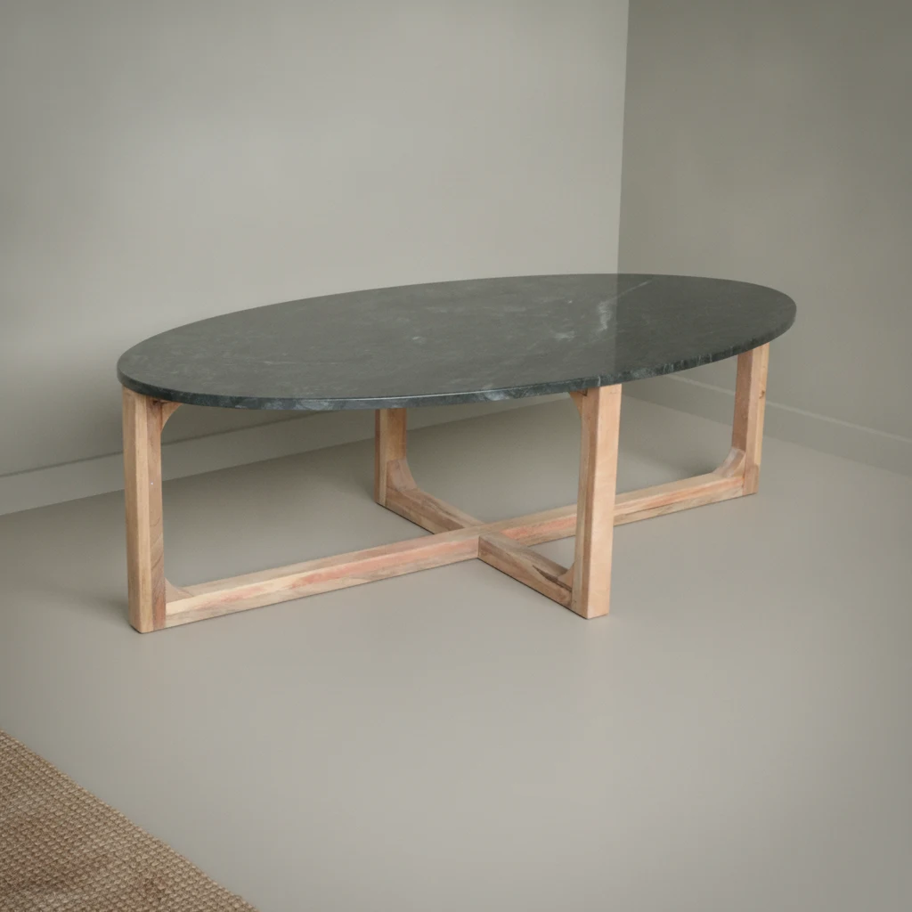 Salontafel Vasino Marmer 120x60 cm