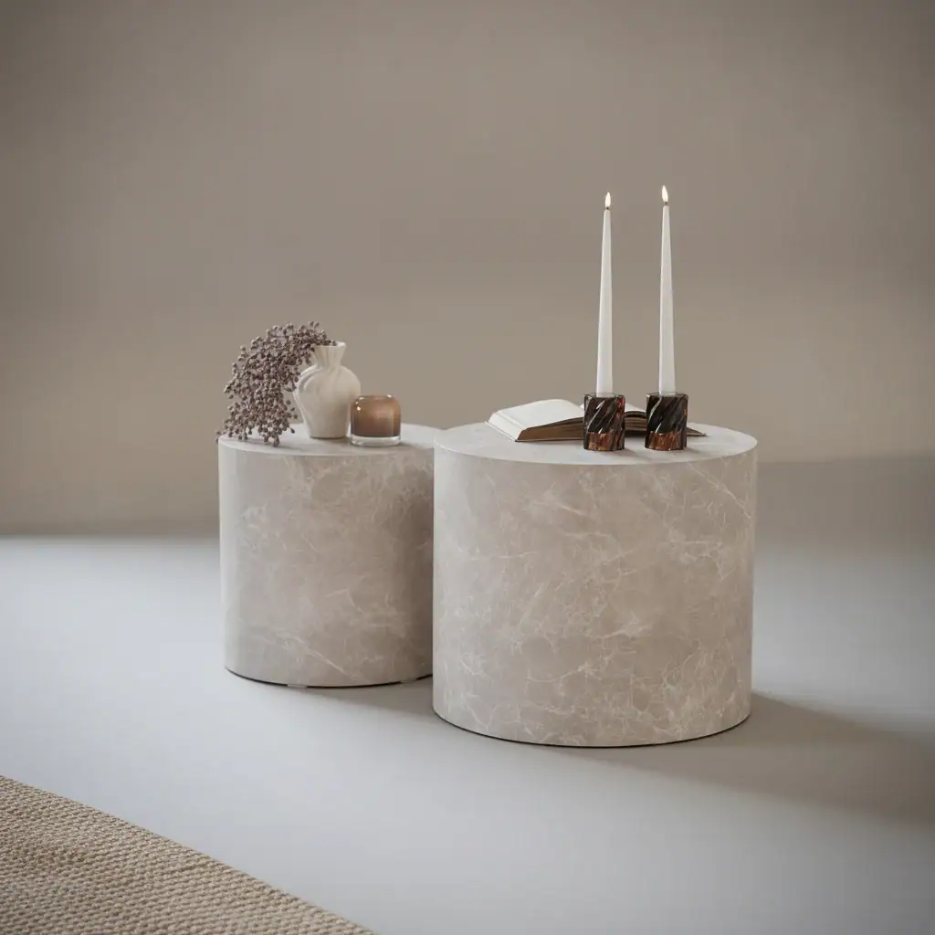 Salontafel Zeimmand MDF 38 cm - Set van 2