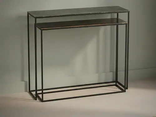 Sidetable Rauldor Aluminium 99 cm - Set van 2