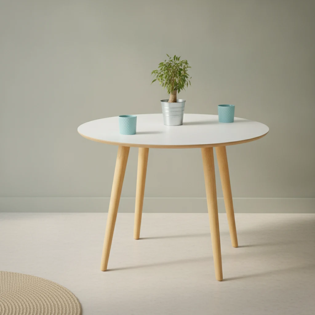 Sofatafel Mitora Wit Ø70 cm