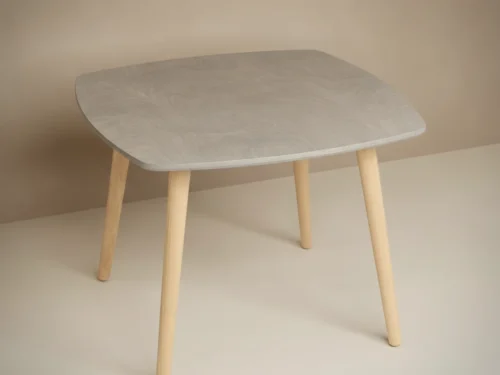 Sofatafel Preeltino Grijs Ø70 cm
