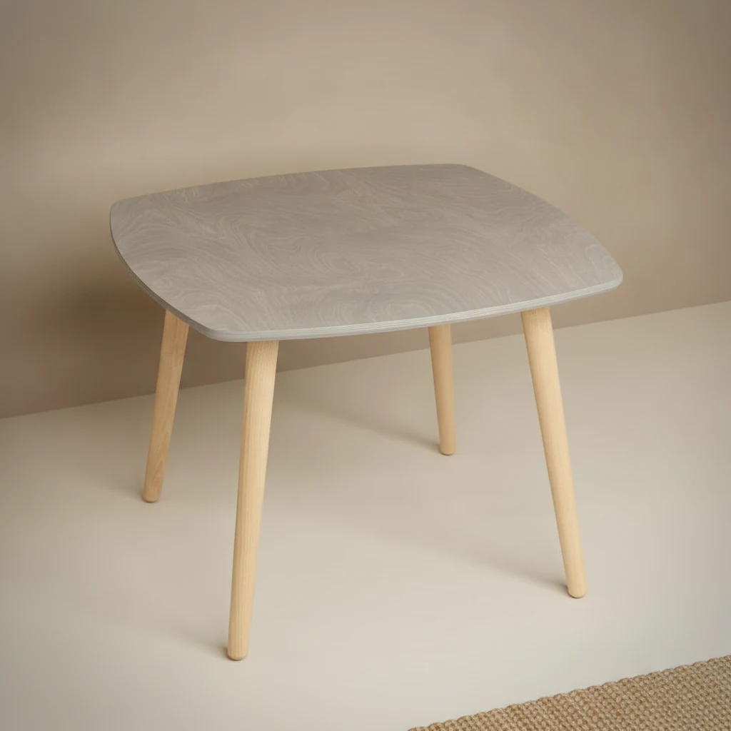 Sofatafel Preeltino Grijs Ø70 cm