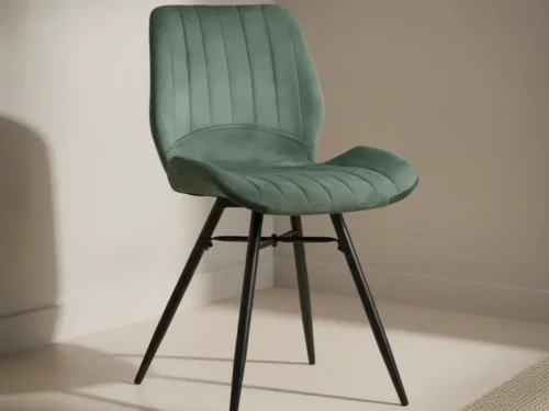 Stoel Borresta Velvet Groen