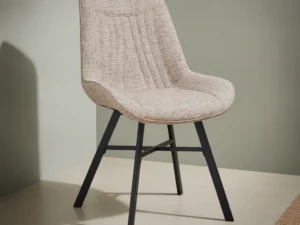 Stoel Garona Chenille Beige