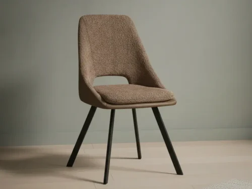 Stoel Geinura Bouclé Bruin