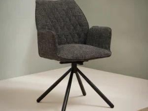 Stoel Haultio Chenille Zwart