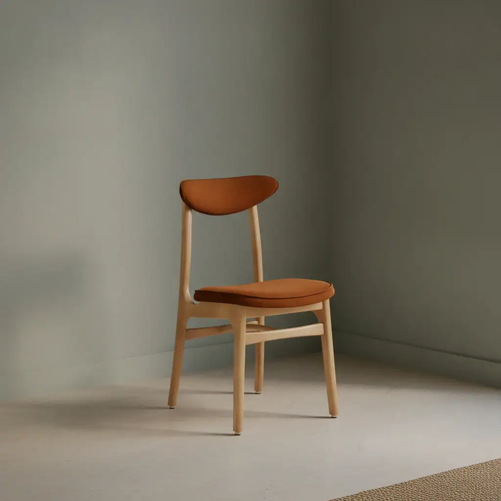 Stoel Hurrin Velvet Naturel