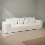 Stoel Kleinty Linnen Wit