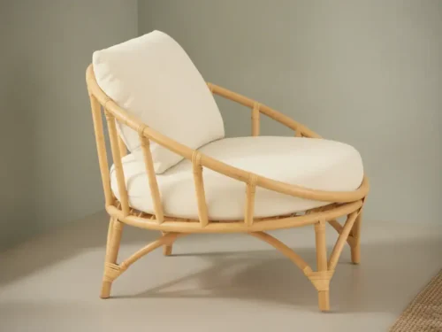 Stoel Koskel Rotan Naturel