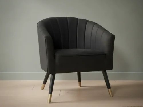 Stoel Raantum Velvet Zwart