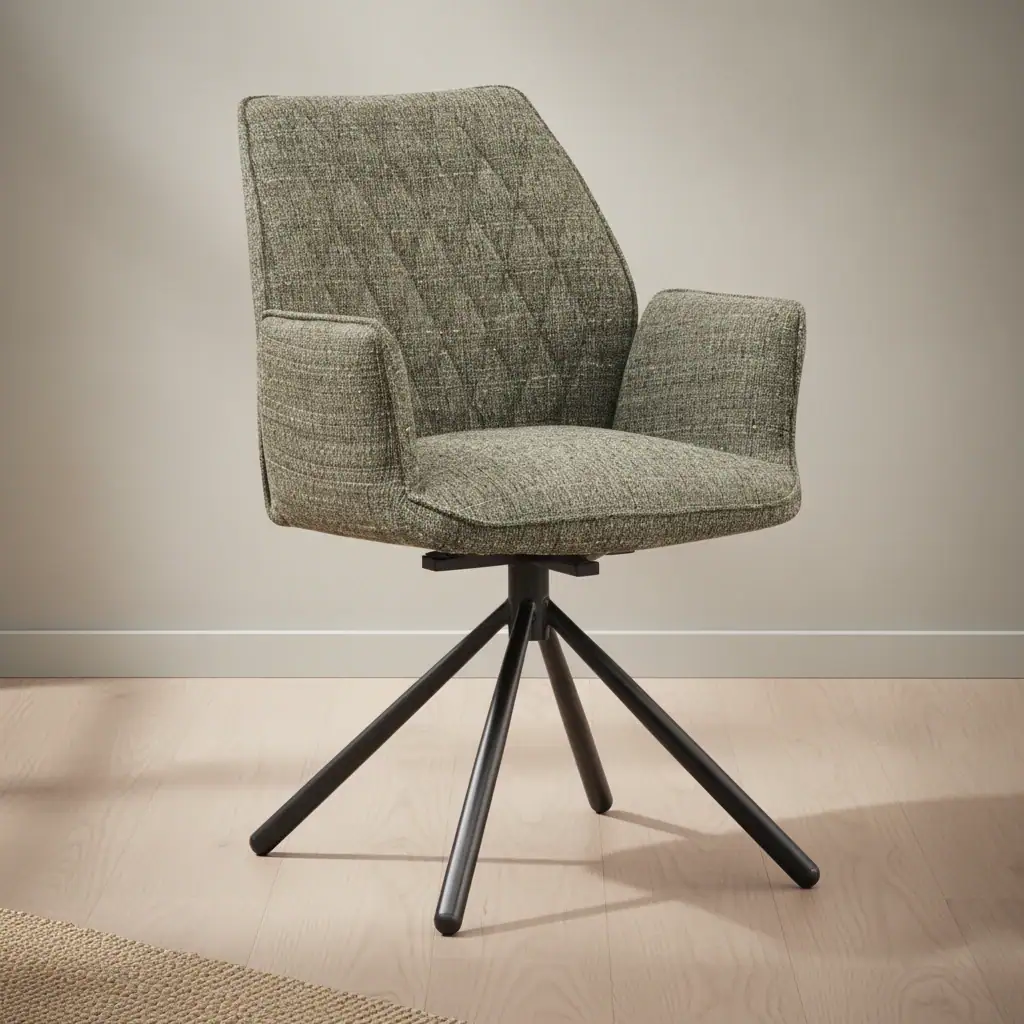 Stoel Reirnor Chenille Groen