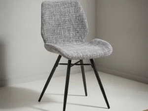 Stoel Saantir Chenille Grijs