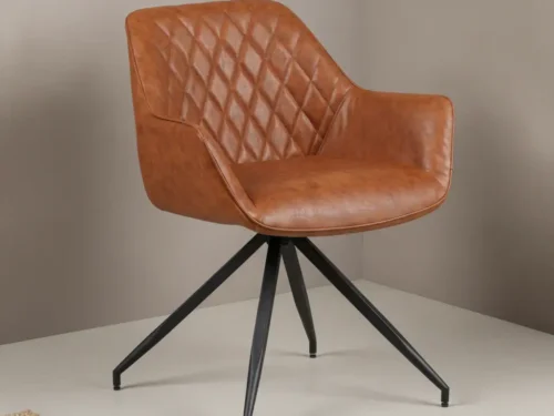 Stoel Sliernora Cognac