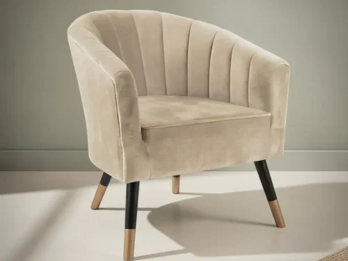 Stoel Teesonte Velvet Bruin