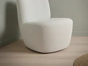 Stoel Viellas Bouclé Wit