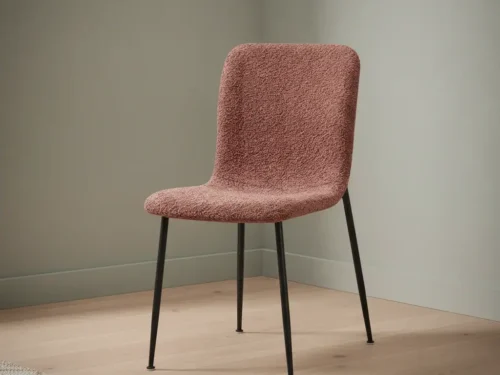 Stoel Voosane Bouclé Roze