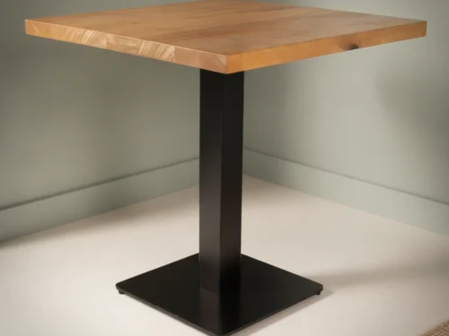 Tafel Sliskane Zwart 80x80 cm