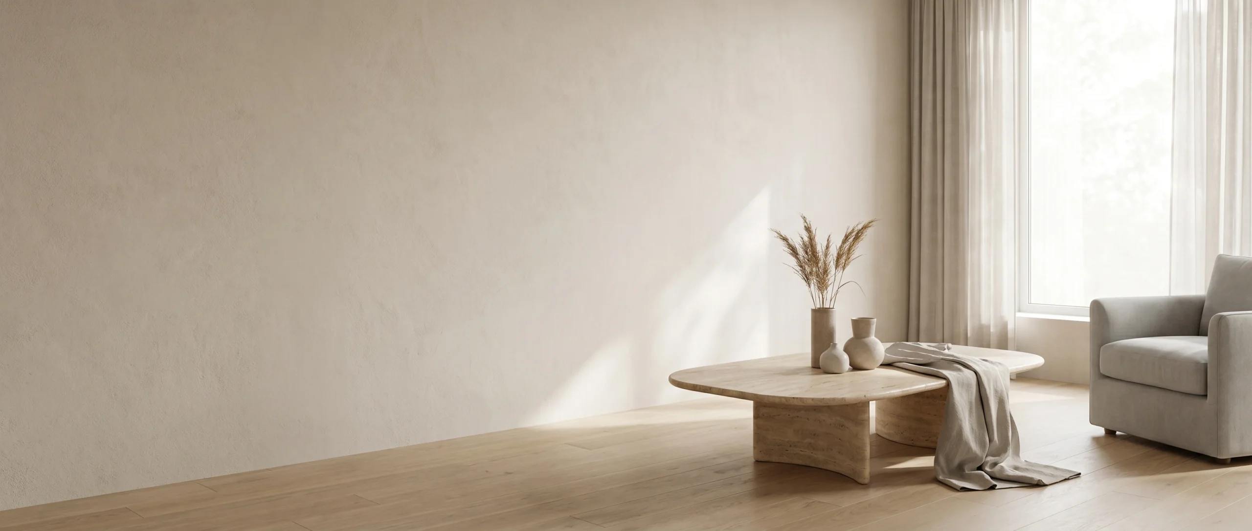 Travertine salontafels